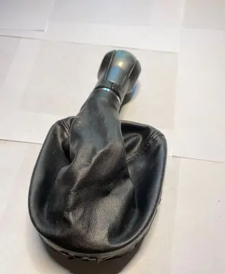 Gear lever shifter trim leather/knob