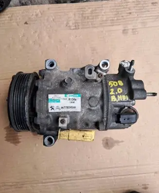 Peugeot 508 Air conditioning (A/C) compressor (pump) 9677824580