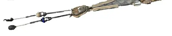 Renault Captur II Handbrake/parking brake wiring cable 344142652R 344136053R
