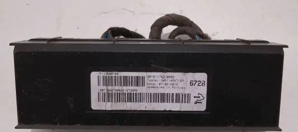 Opel Zafira C Other control units/modules 13586728 901517420003 M5114547