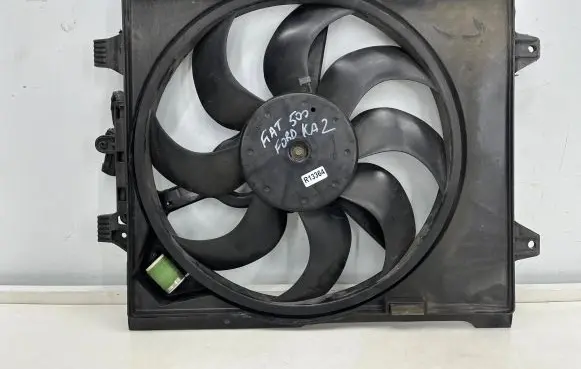 Fiat 500 Radiator cooling fan shroud 51787111