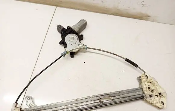Sliding door window regulator with motor