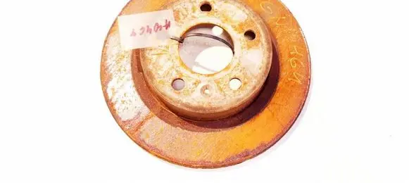 Opel Zafira B Rear brake disc neventiliuojamas