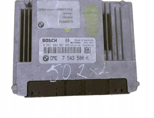 BMW 7 E65 E66 Engine control unit/module 7543500