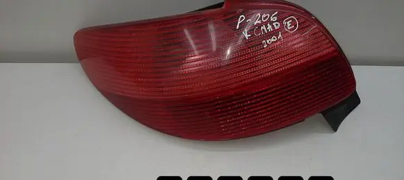 Peugeot 206 Rear/tail lights 2531g