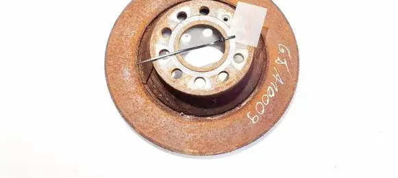 Audi A6 S6 C6 4F Rear brake disc neventiliuojamas