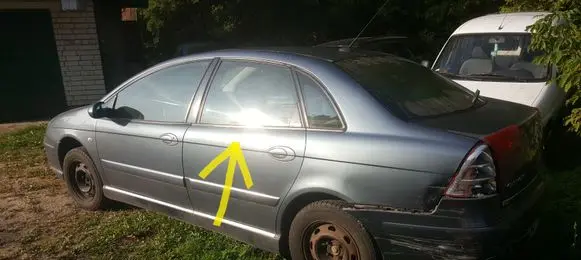 Citroen C5 Rear door window glass TRIPLEX LAMINATED