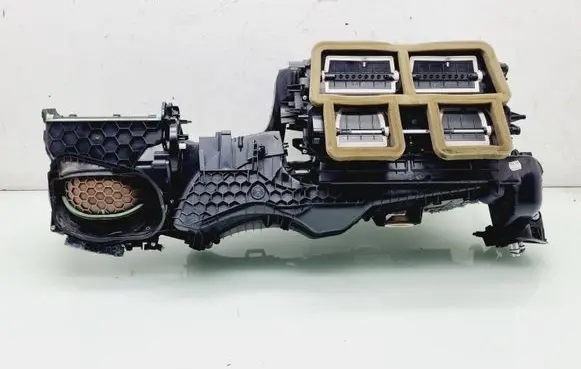 Interior heater climate box assembly