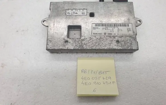 Audi A8 S8 D3 4E MMI control unit 4E0035729 4E0910731F