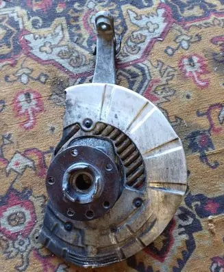 Porsche Cayenne (92A) Front wheel hub spindle knuckle 7p0407245a