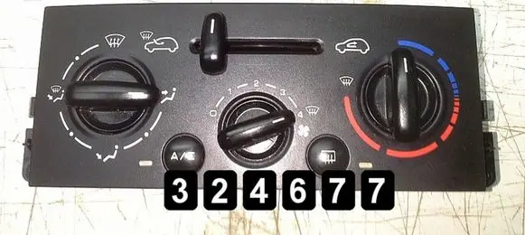Peugeot 207 Climate control unit 69910002