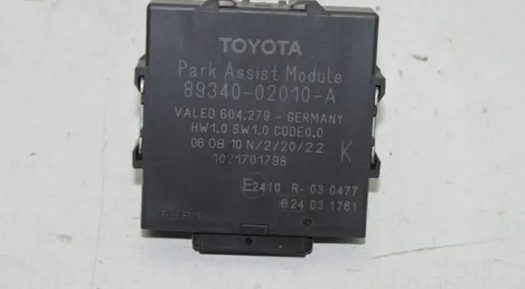 Toyota Auris 150 Parking PDC control unit/module 8934002010A