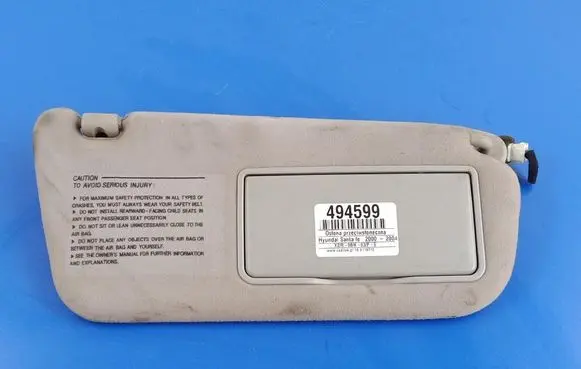 Hyundai Santa Fe Sun visor