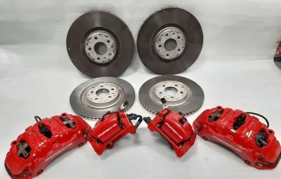 Porsche Macan (95B) Brake discs and calipers set 7PP615123