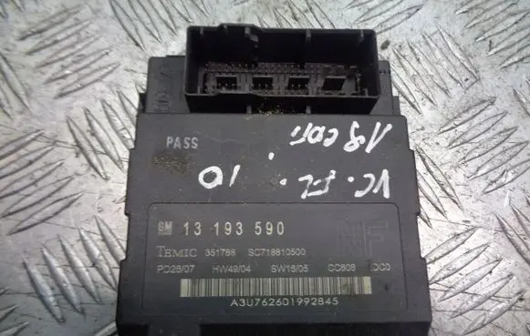 Opel Vectra C Voice control module 13193590