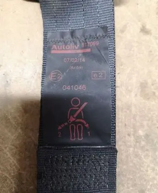 Citroen C3 Picasso Rear seatbelt 96817099XX 041046