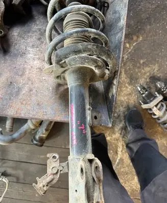 Jeep Compass Front shock absorber with coil spring 0979079790