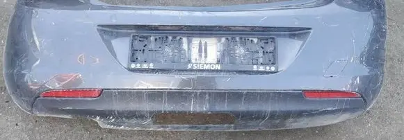 Opel Astra J Rear bumper pilkas