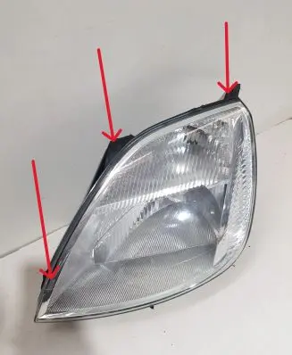 Ford Fiesta Headlight/headlamp 2S6X13W030AF