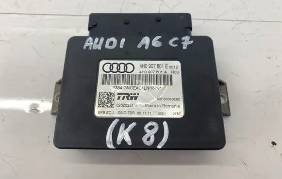 Audi A6 C7 Hand brake control module 4H0907801E