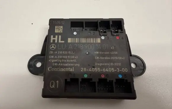 Mercedes-Benz E W212 Door control unit/module A2189001401