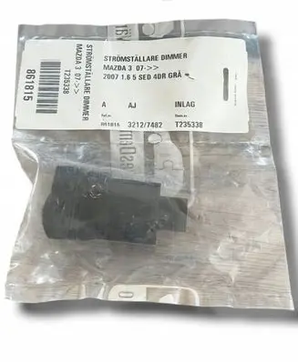 Mazda 3 I Panel lighting control switch BP4K666R0
