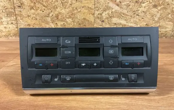 Audi A4 S4 B7 8E 8H Climate control unit 8E0820043BK 0317878 8E0820C43BK