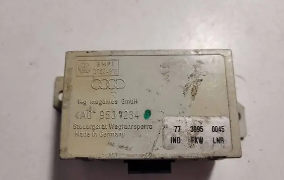 Audi A4 S4 B5 8D Immobilizer control unit/module 4A0953234 6750491E 7739950045