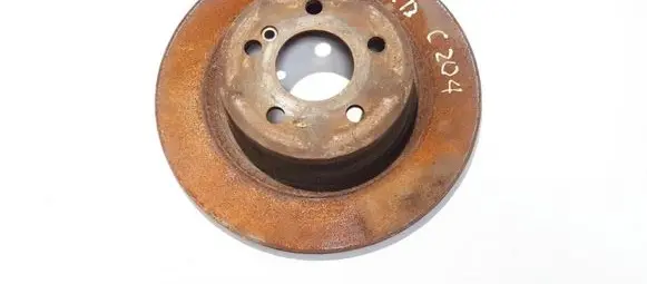 Mercedes-Benz C AMG W204 Rear brake disc neventiliuojamas