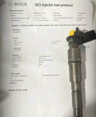 BMW 7 E65 E66 Fuel injector 0445115070 7792721 779272106