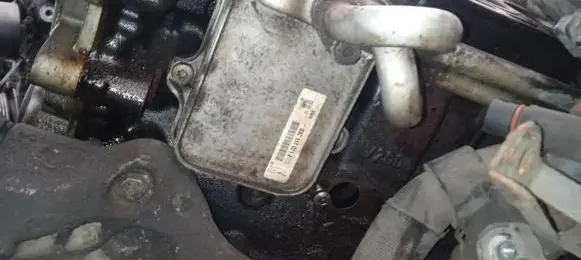 Engine oil radiator