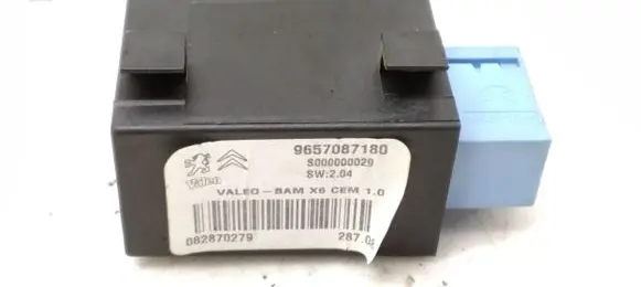 Citroen C6 Seat heating relay 9657087180