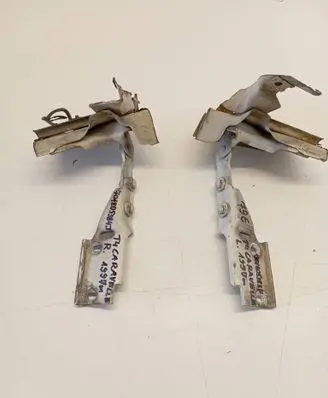 Volkswagen Transporter - Caravelle T4 Engine bonnet/hood hinges 701805384J 701805383F