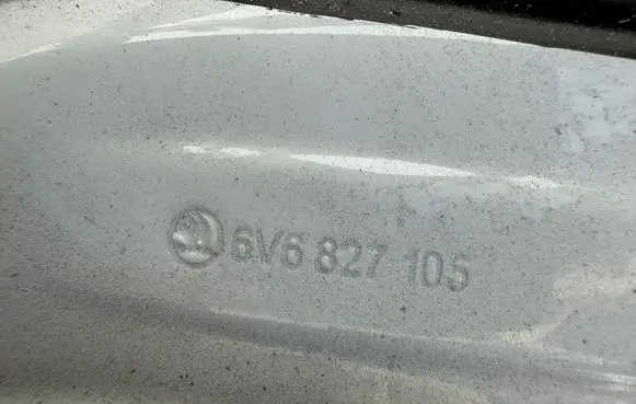 Skoda Fabia Mk3 (NJ) Tailgate/trunk/boot lid 6V6827105
