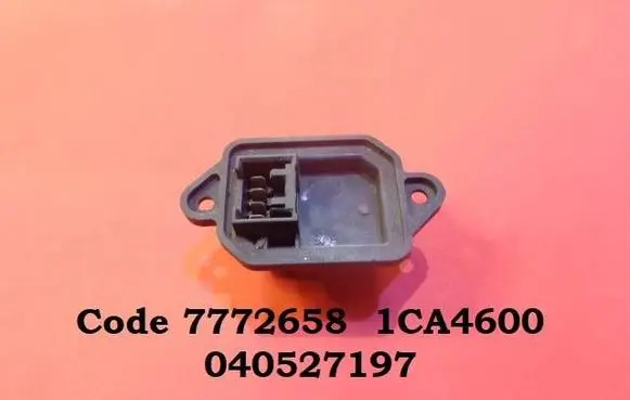 Fiat Tipo Heater blower motor/fan resistor 7772658 1CA4600 040527197