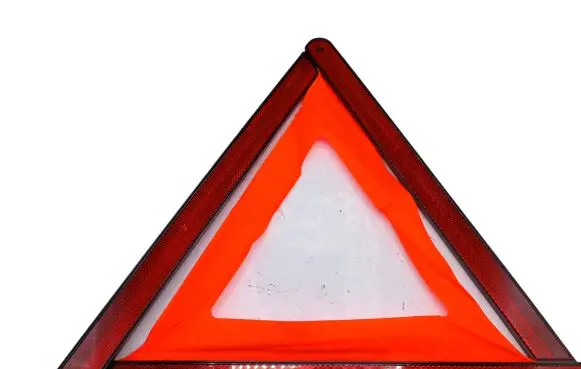 Emergency warning sign