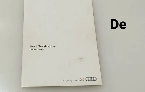 Audi A4 S4 B8 8K Owners service history hand book 