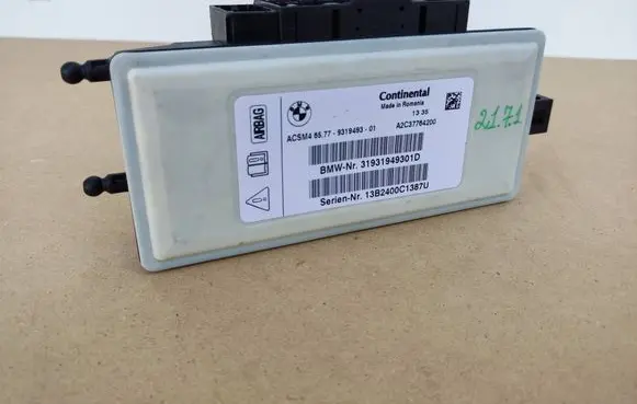 BMW X3 F25 Airbag control unit/module 9319493 65779319493