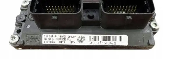 Fiat Punto (199) Engine control unit/module ECU 51819335