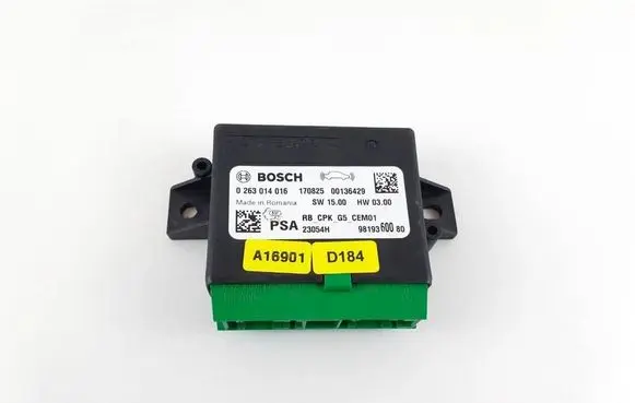 Peugeot 3008 II Parking PDC control unit/module 9819360080 0263014016 170825
