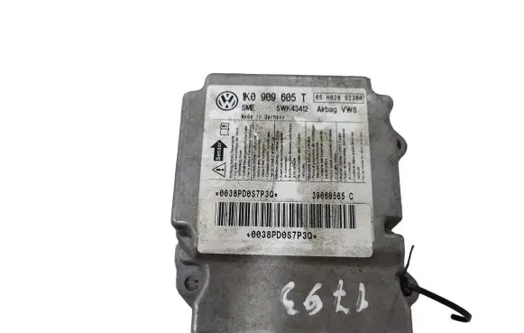 Volkswagen Golf V Airbag control unit/module 1K0909605T 5WK43412