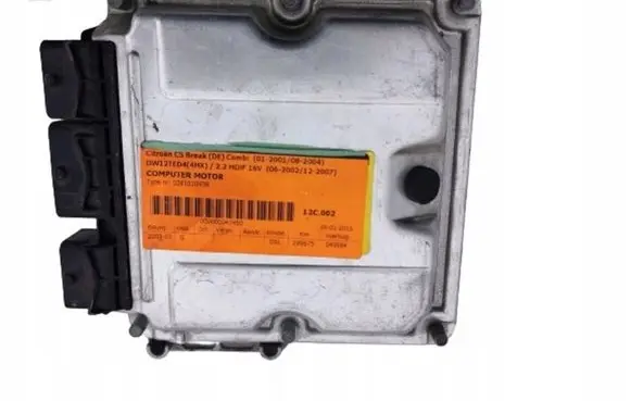 Citroen C5 Engine ECU kit and lock set 0281010938- 0281010938 9640938180 9646196480