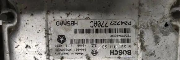Chrysler Voyager Engine control unit/module P04727770AC 1039S05385 0281011281