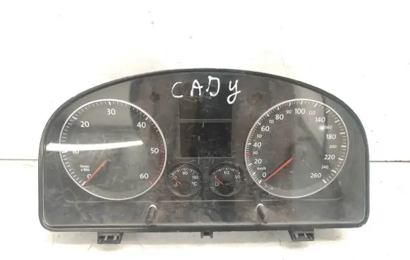 Volkswagen Touran I Speedometer (instrument cluster) 1T0920851C 110080216