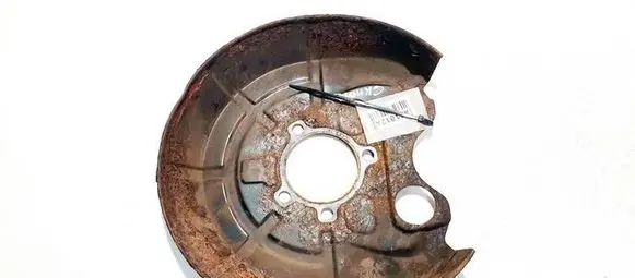 Opel Vectra C Rear brake disc plate dust cover 