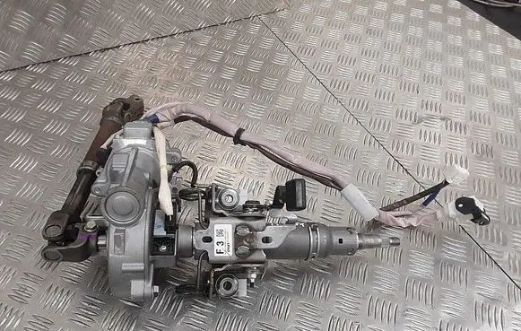 Steering wheel axle