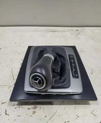 Gear lever shifter trim leather/knob