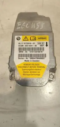 BMW 5 E60 E61 Airbag control unit/module 9172019 31917201901K 220443136