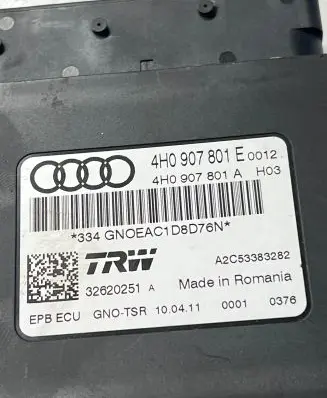 Audi A6 S6 C7 4G Hand brake control module 4H0907801E 4H0907801A A2C53383282