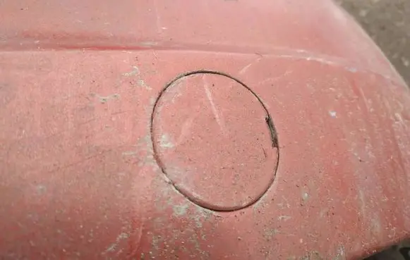 Fiat Punto (188) Rear bumper row hook cap/cover 